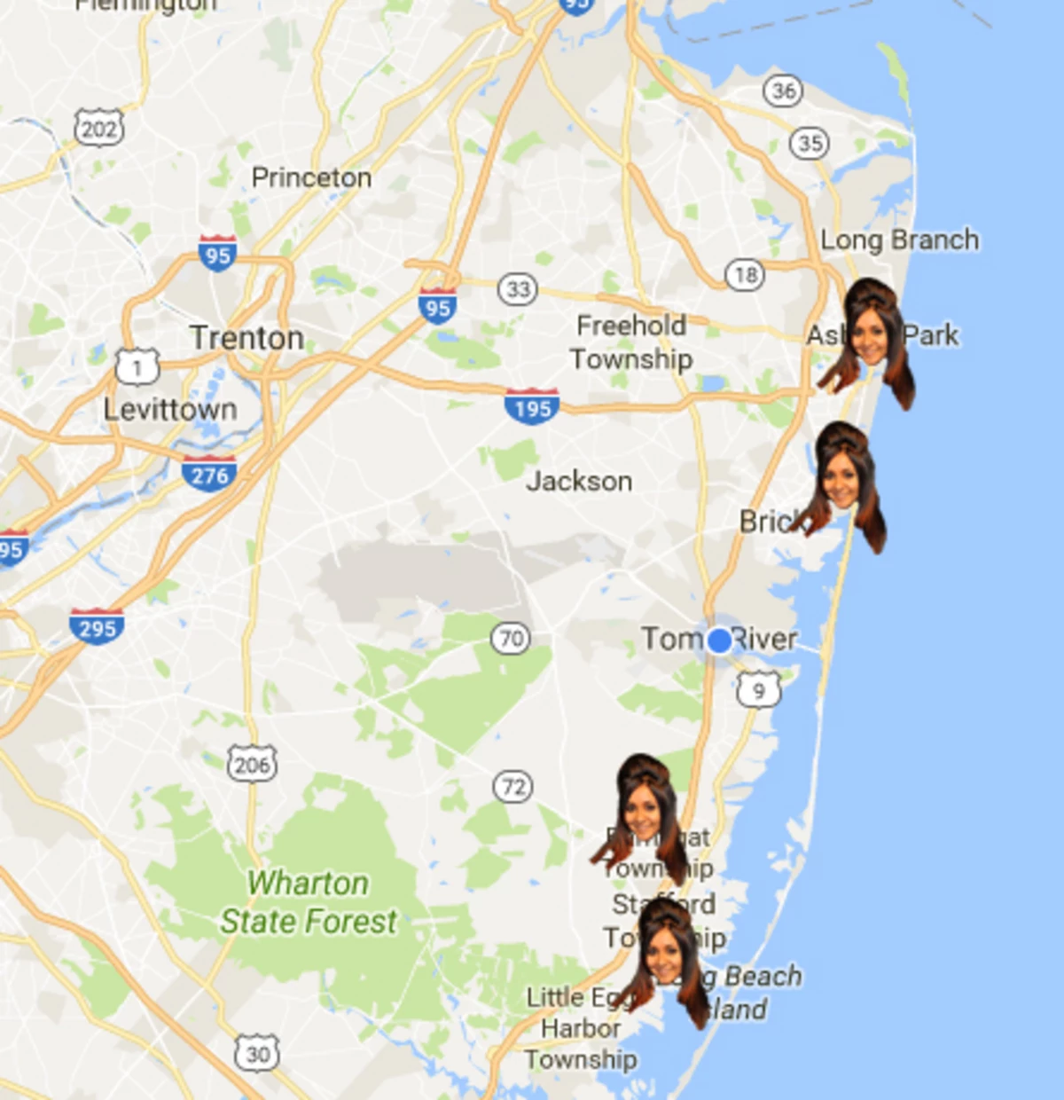 Our Snooki Map Has The Jersey Shore Cast Sightings So Far