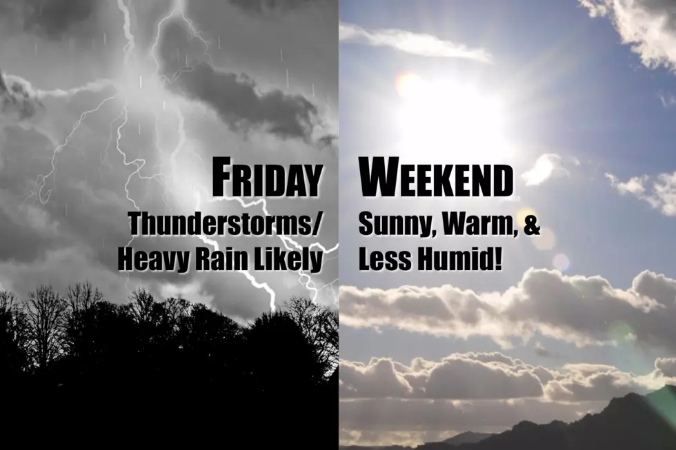Stormy end to the workweek, then a sunny weekend for NJ