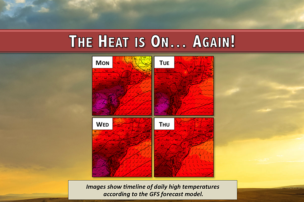 Heat and humidity on the rise again this week