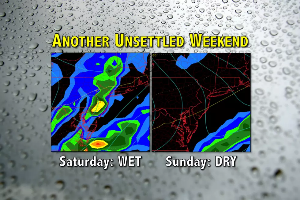 For the 9th weekend in a row, rain is in the forecast for NJ