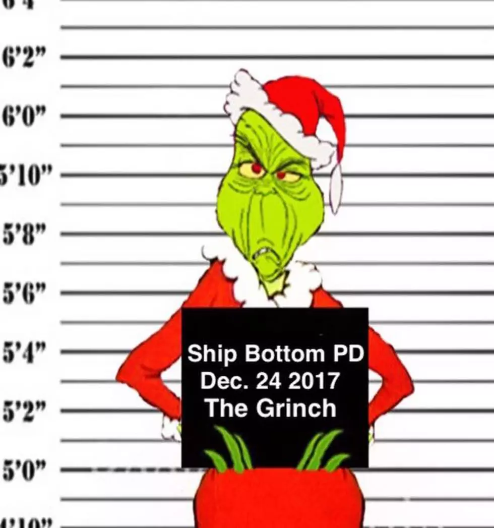 Grinch arrested by police in Ship Bottom Sunday morning