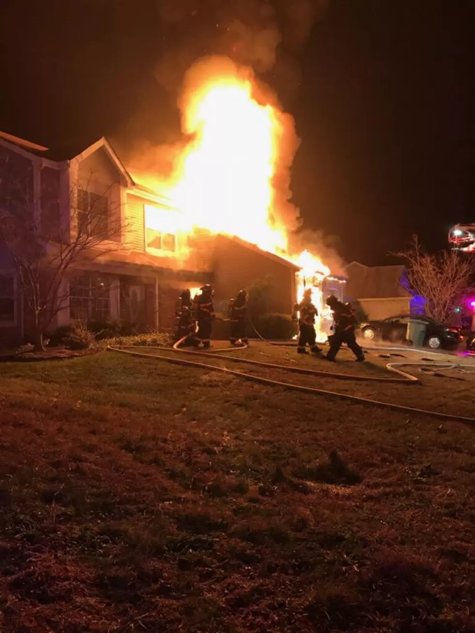 Tinton Falls house becomes ablaze early Tuesday morning