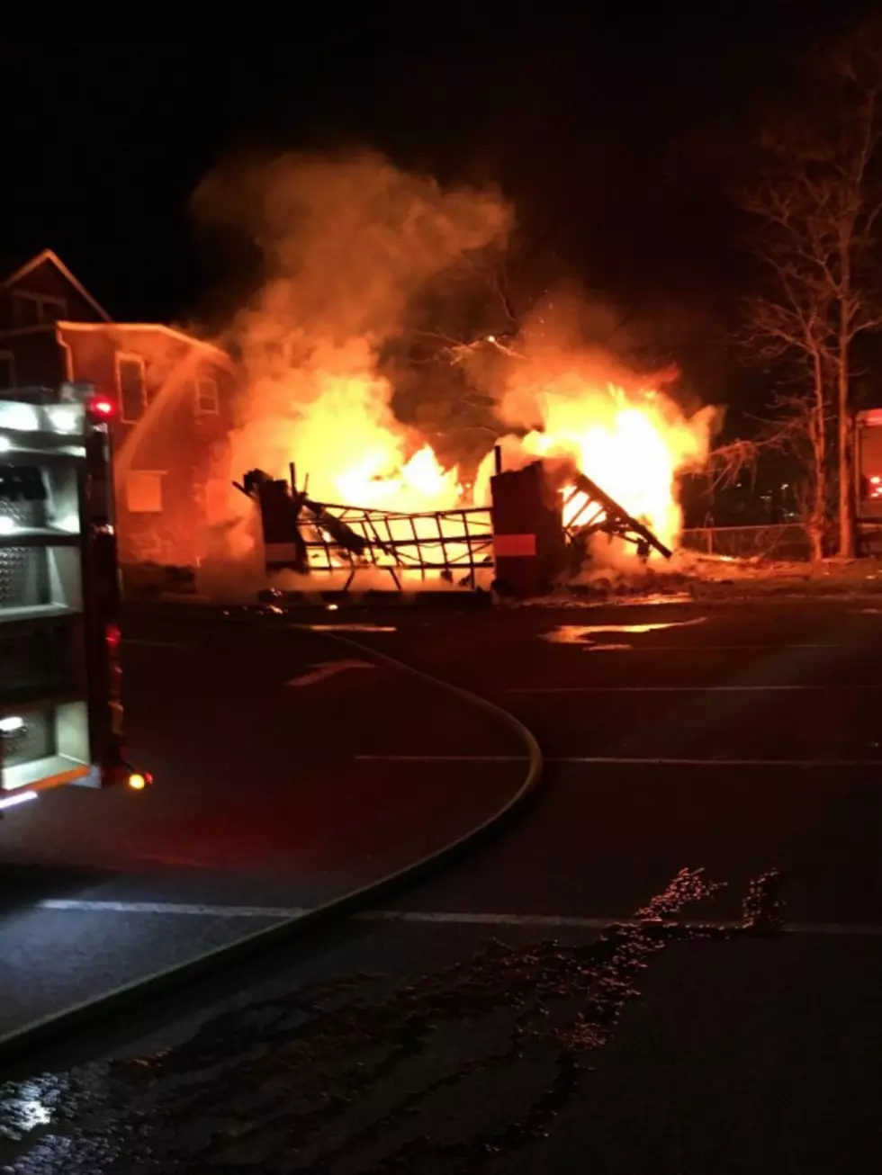 Long Branch garage destroyed by Thursday morning fire