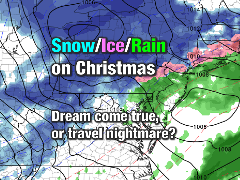 Winter Weather Advisory: Christmas snow, rain, and wind for NJ