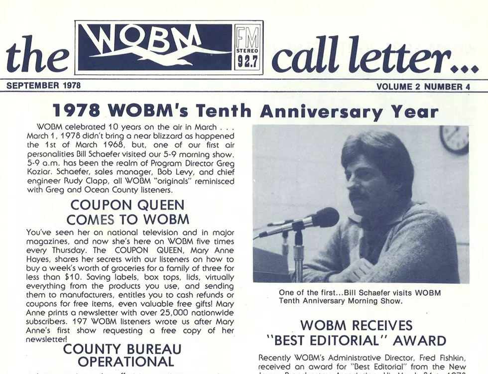 Check Out This WOBM Newsletter From 1978 [50 Memories in 50 Days]