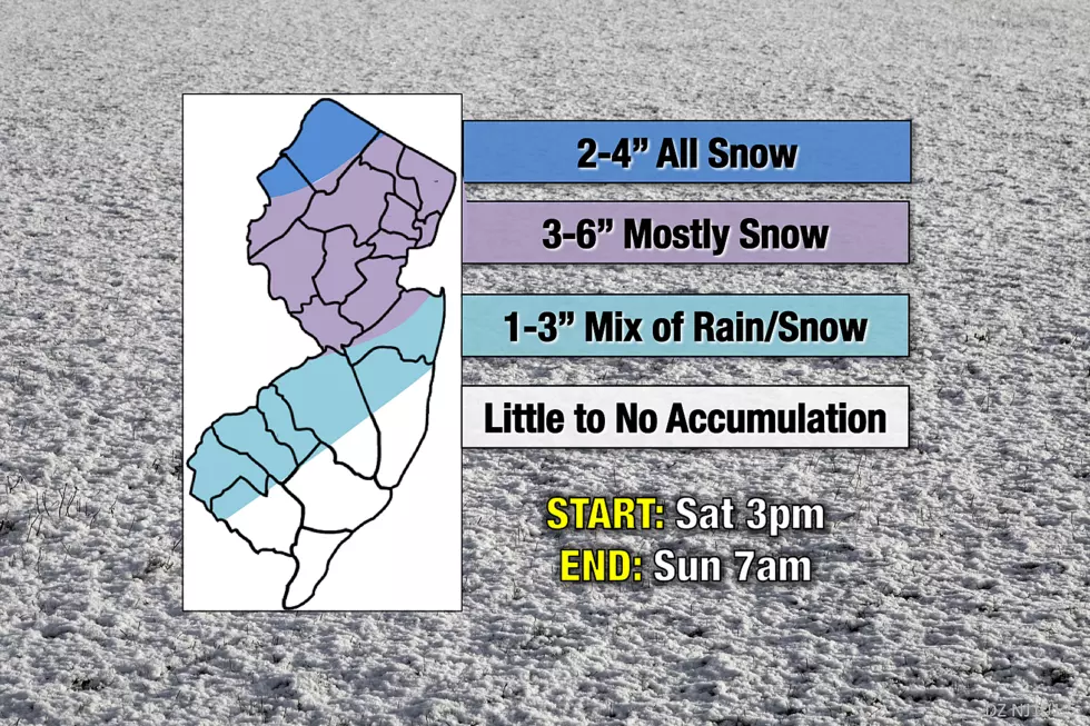 NJ winter storm update: Who will be in the snowfall sweet spot?