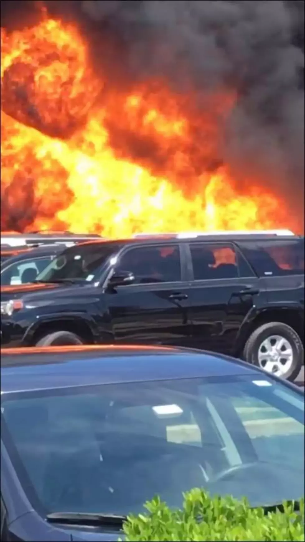 Four car fire outside Southern Ocean Medical Center under investigation