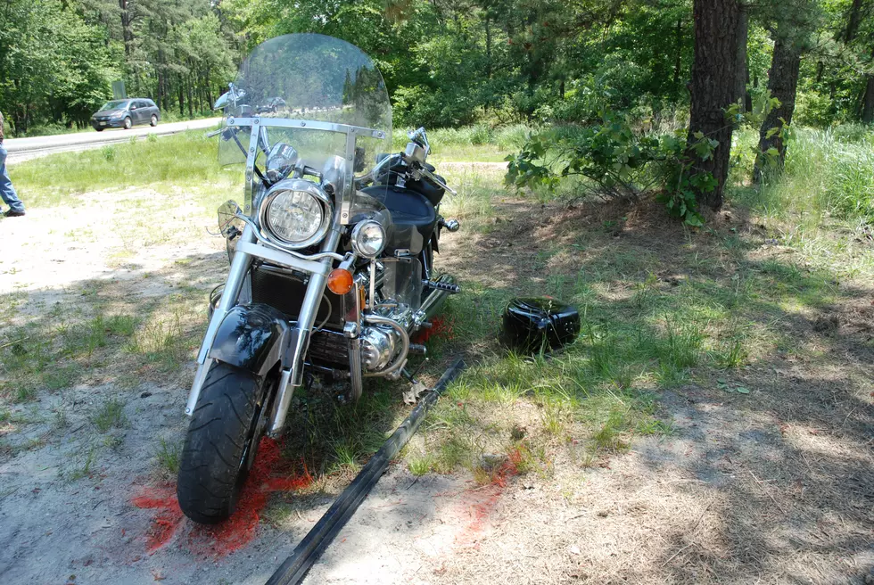 Whiting man suffers back and shoulder injuries in motorcycle accident