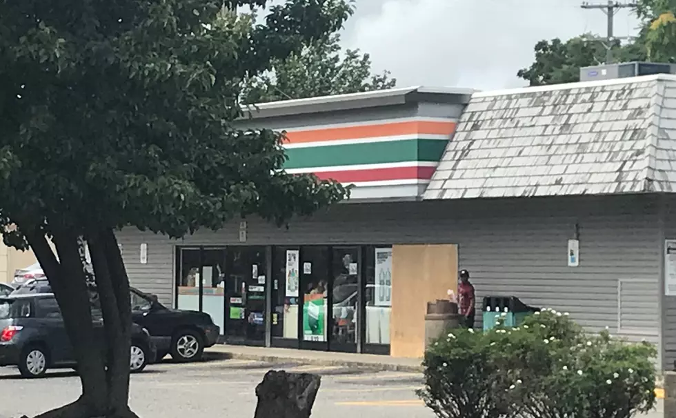 Car crashes into the 711 on West Water Street