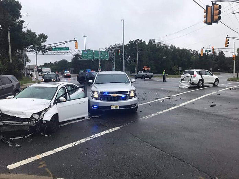 Knife-wielding driver crashes after Route 9 police chase, cops say