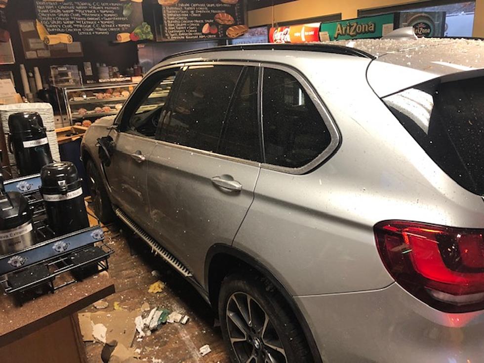 Car crashes into bagel shop in Stafford