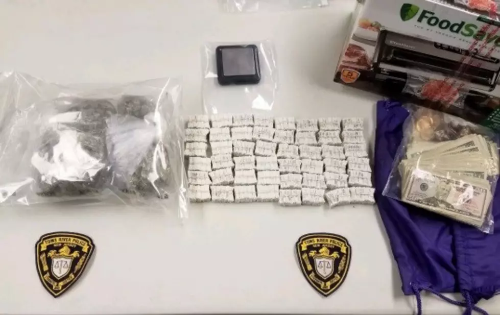 Two Toms River residents found with 48-bricks of heroin