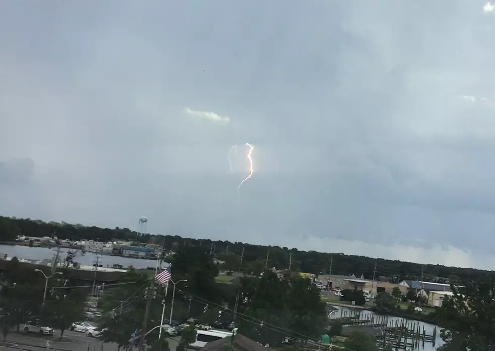 Watch &#8211; The Lightning From Toms River Was Crazy On Monday [Video]
