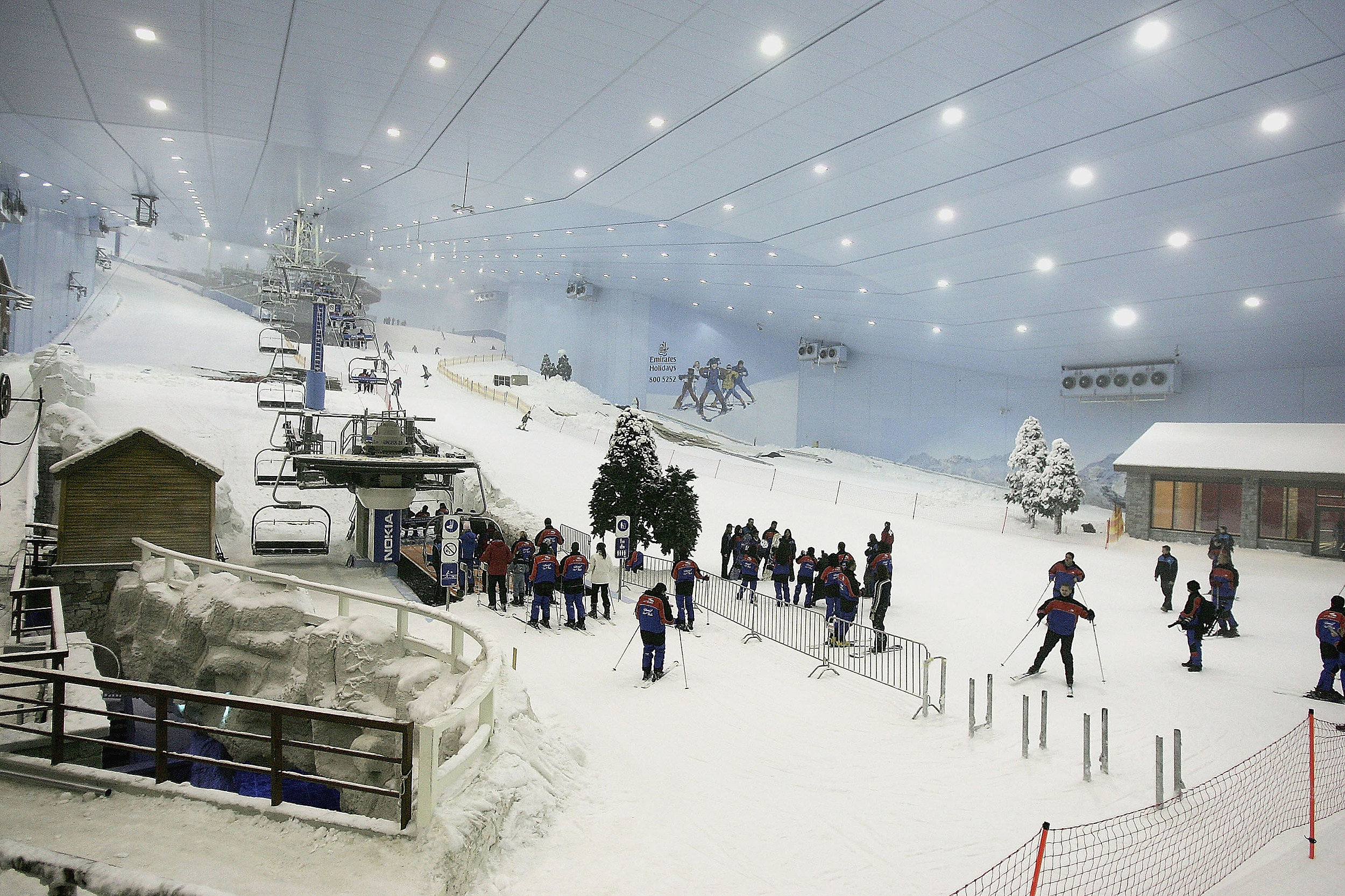 The dystopian experience of skiing in New Jersey's new American Dream mall