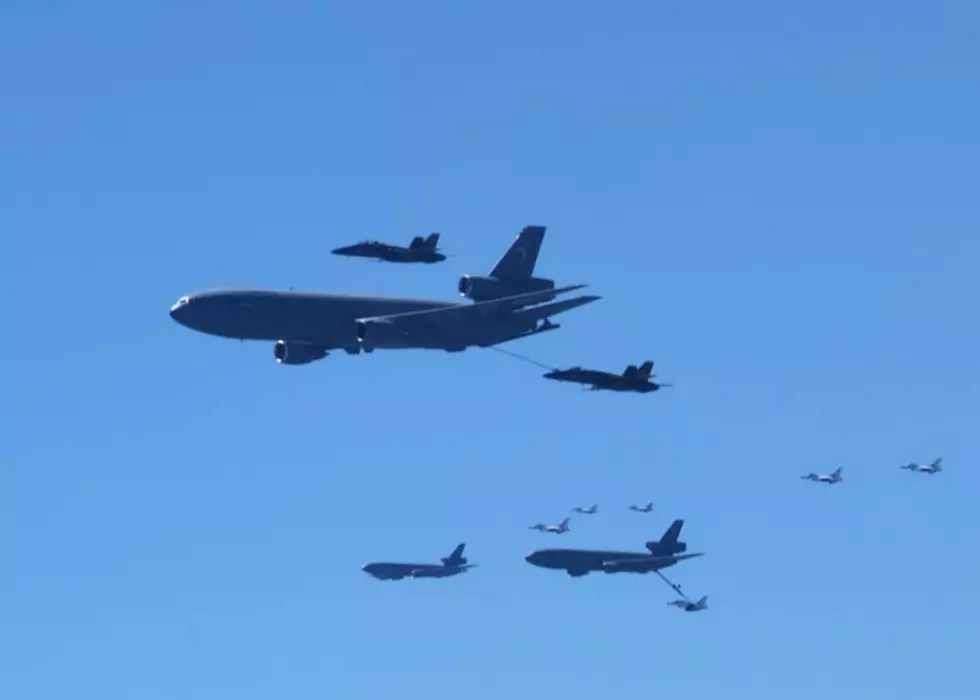 Joint Base MDL Shares In-Flight Refueling Photos From Blue Angels Flyover