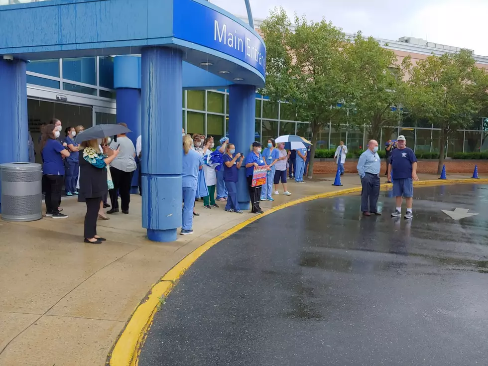 Ocean County Police and Firemen say thank you to healthcare workers