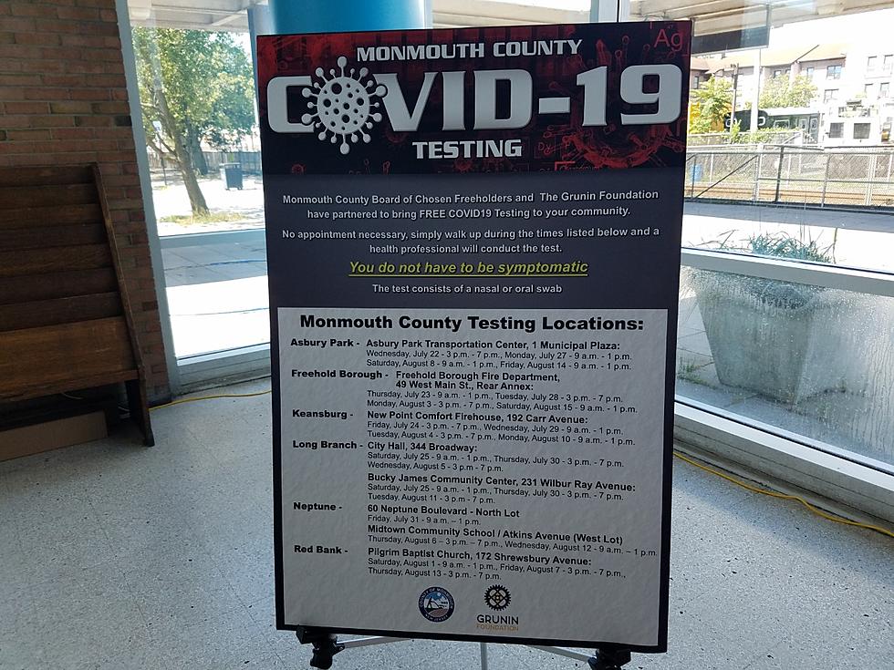 Monmouth County opening up 6 new free Covid-19 testing sites