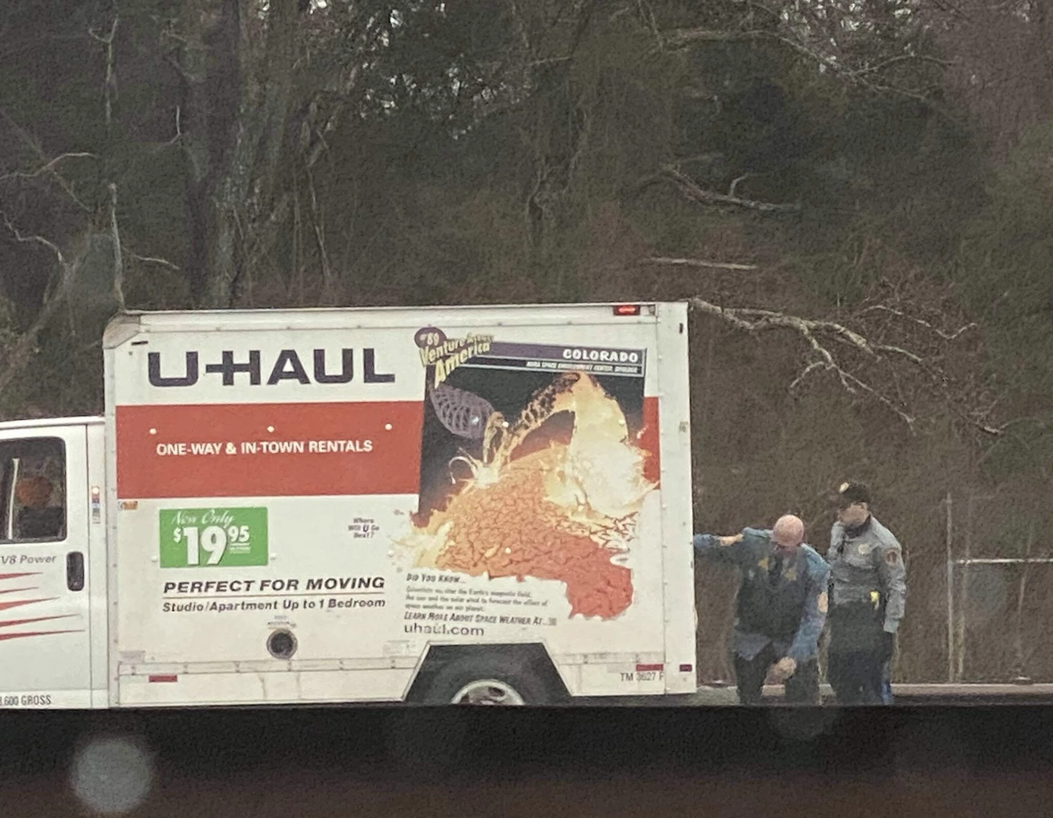 State Police Pull Over U Haul Following 911 Call On Parkway