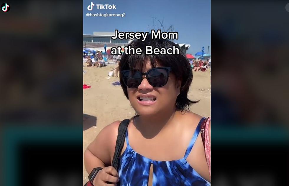 Jersey Shore Mom at the Beach TikTok