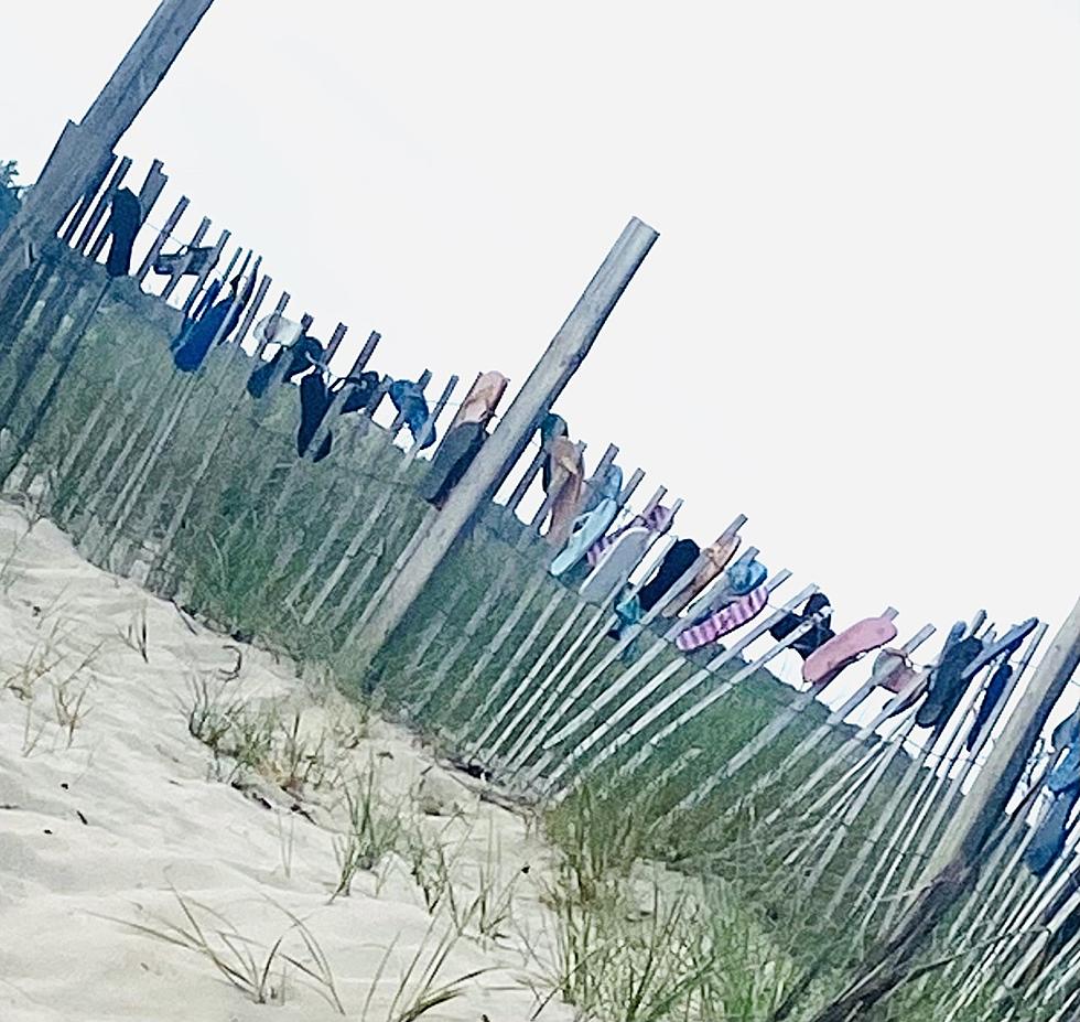 Flip-Flops on the fence in Ocean Gate, NJ, Just Make Me Smile