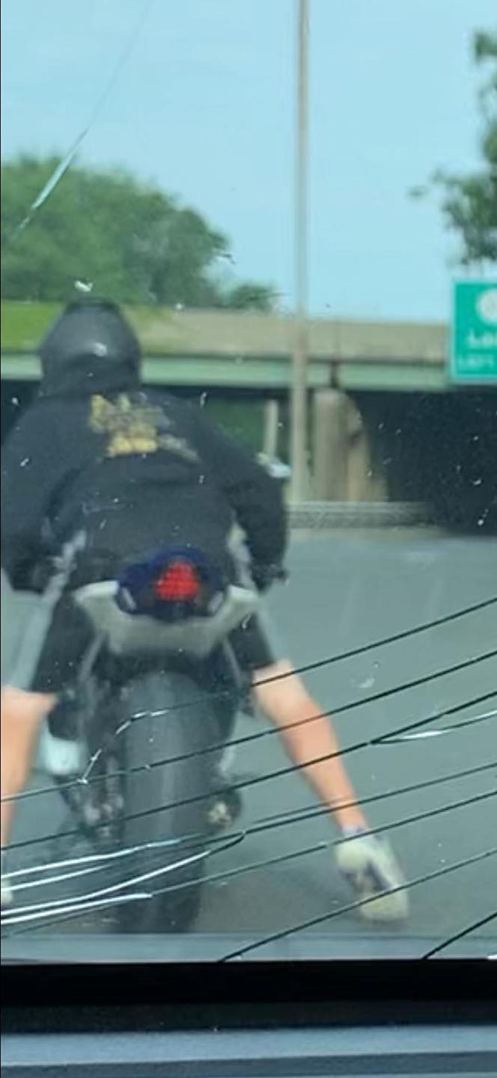 Police looking for Garden State Parkway road rage motorcyclist in Toms River