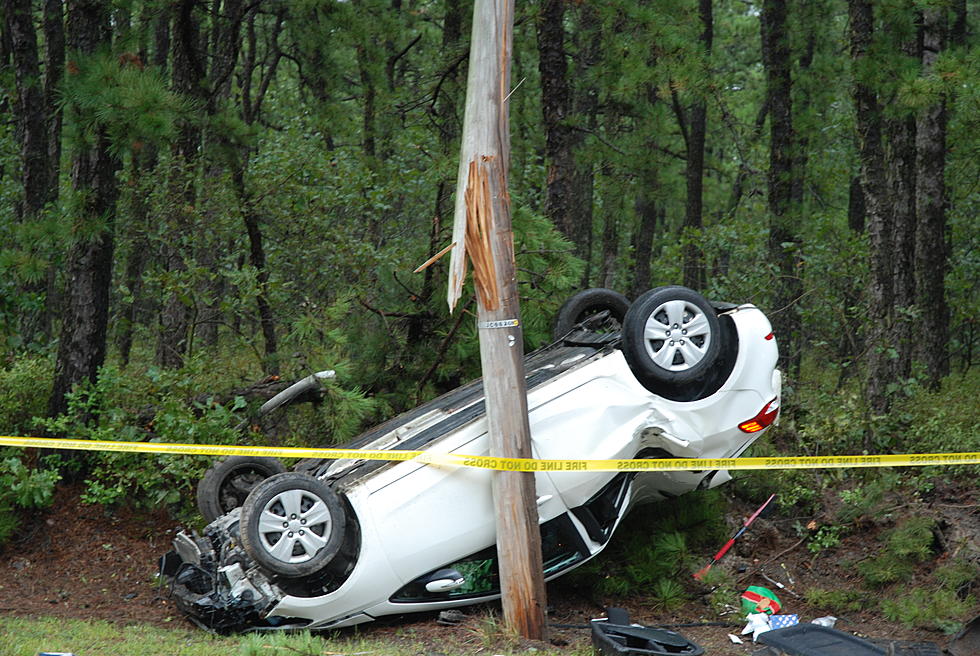 NJ driver survives after his car goes airborne and lands upside down