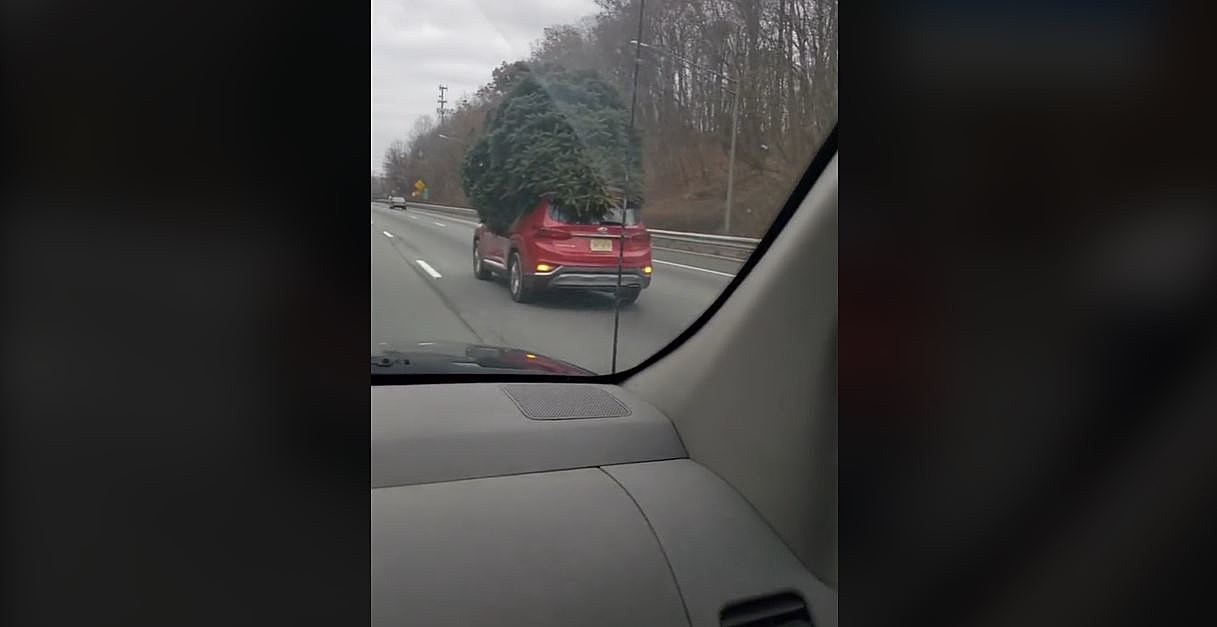 Some New Jersey drivers had a very Griswold Christmas