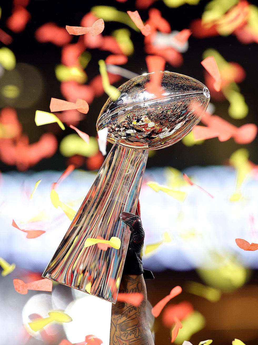 How many times each NFL team has hoisted the Lombardi Trophy on Super Bowl Sunday