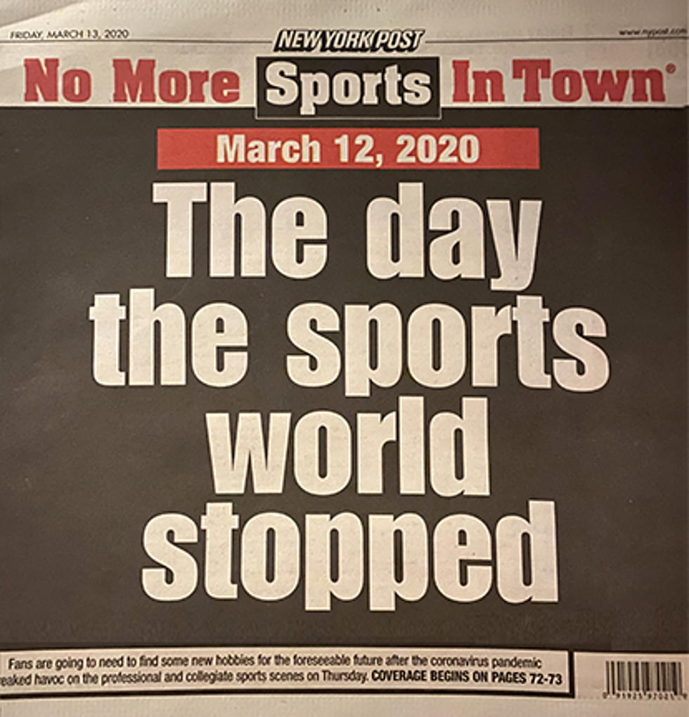 Two Years Ago I Was Upset About Sports Stopping&#8230;That Was Nothing