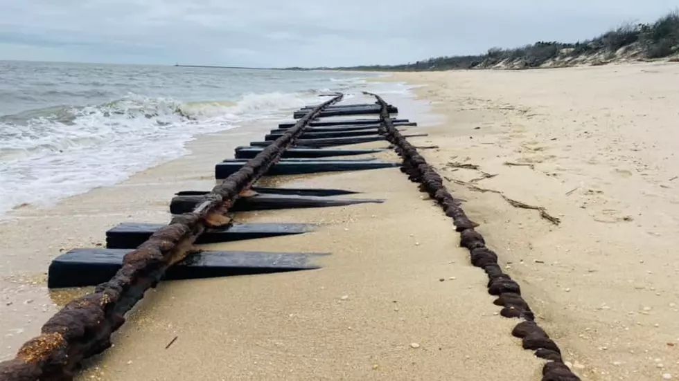 Historic Train Tracks Discovered Along the Beach in Cape May We Have Photos!