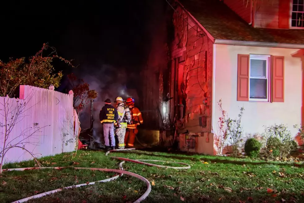 Shed fire spreads in Middletown, NJ severely damaging two homes and a fence