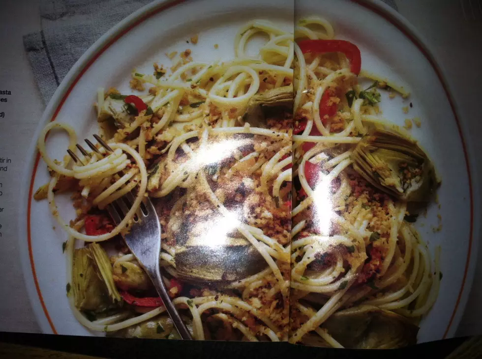Spaghetti With Artichoke Hearts And Toasted Breadcrumbs [RECIPE]