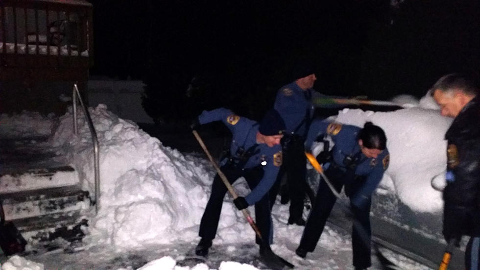 Snowbound Barnegat woman gets help from police