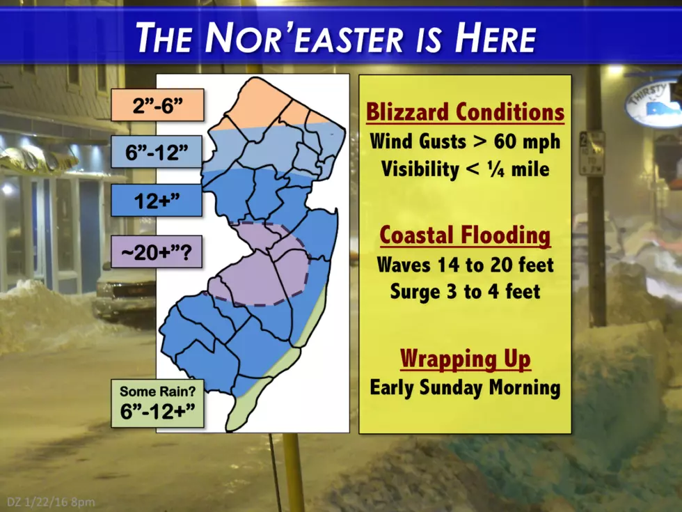Blizzard warning: Heavy snow will accumulate quickly overnight in NJ