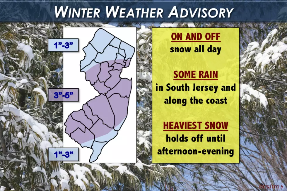 Winter storm looks disorganized, but NJ will still see snow