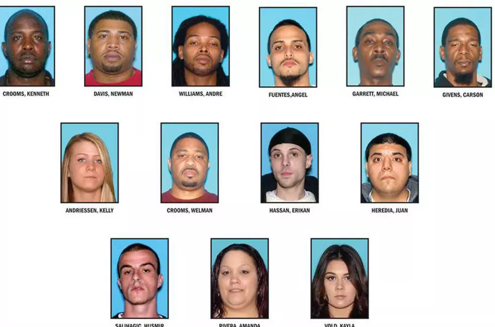 42 arrested, 4 on the loose in Monmouth drug sweep