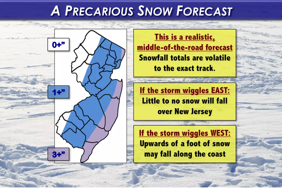 Frigid forecast rolls on &#8211; midweek snow still a close call for NJ
