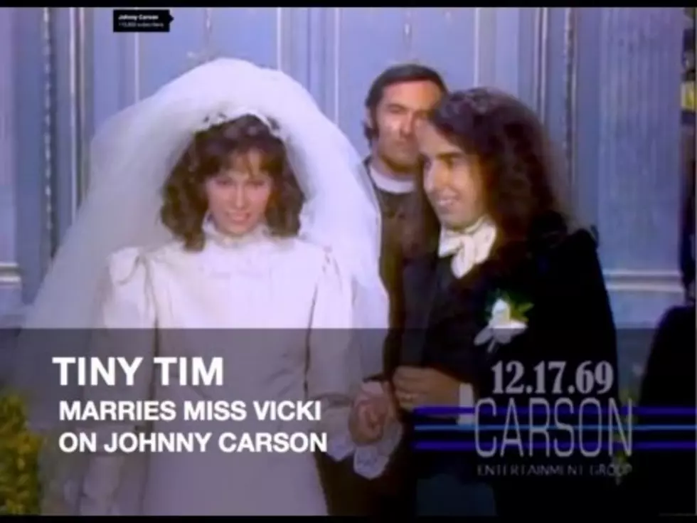 TINY TIM Wed on Tonight Show 49 Years ago Today