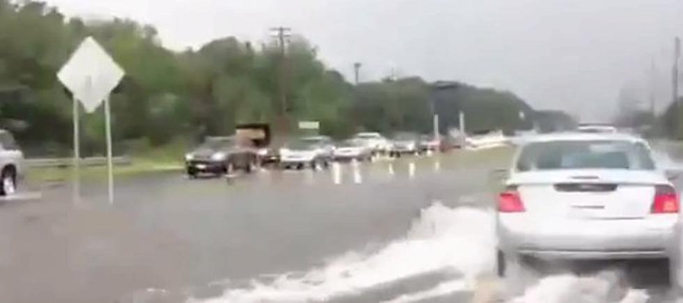 Heavy Thunderstorms Flood Southern Ocean County [VIDEO]
