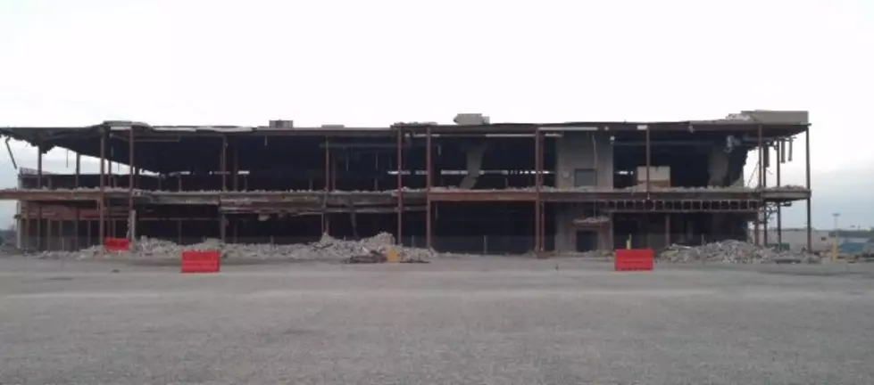 Demolition Work at the Shore Mall Continues