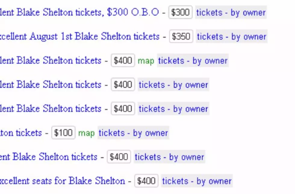 You&#8217;ll Be Shocked at How Much Free Blake Shelton and Lady Antebellum Tickets Are Selling For Online