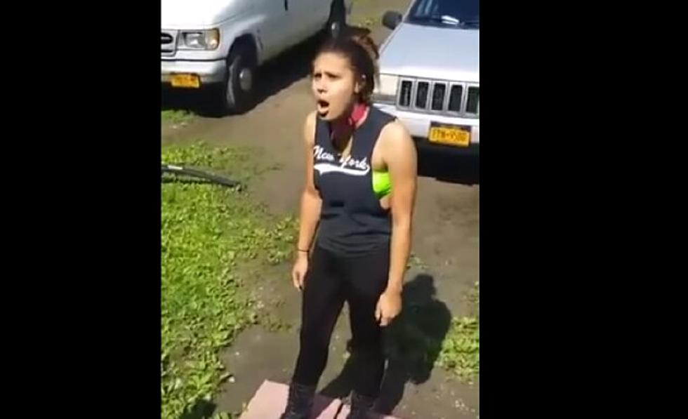 Young Woman Tries Out Dog’s Shock Collar [DUH]