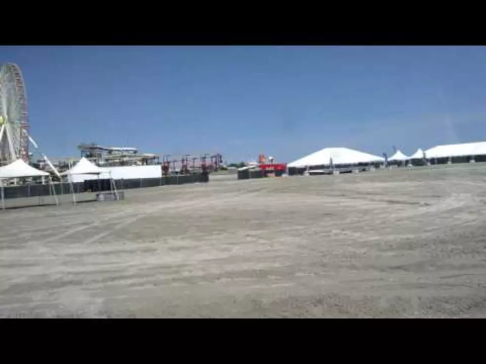 Setting Up Wildwood Beach for Tim McGraw Concert [VIDEO]