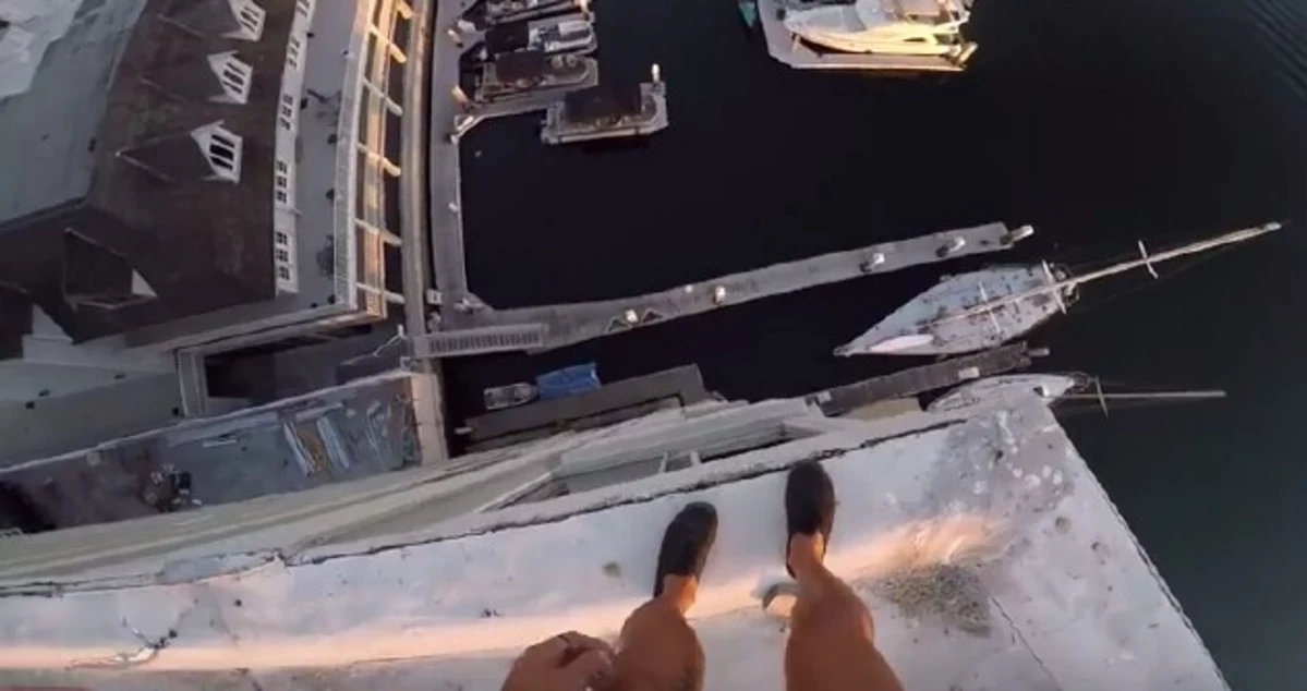 Man Jumps Off 8 Story Building And Survives Video