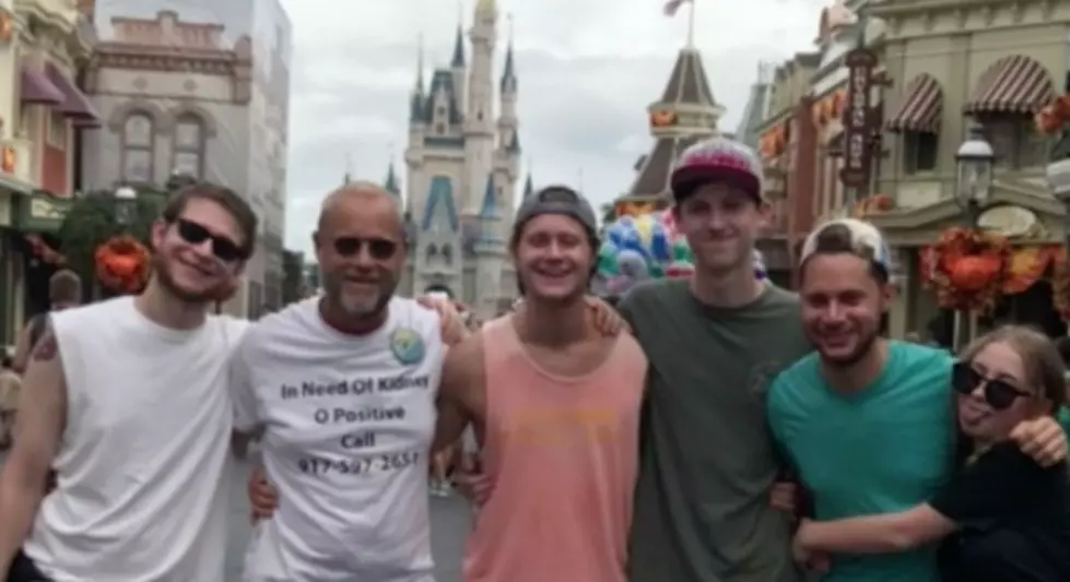 NJ Man Gets A Kidney Donor After Wearing a T-Shirt to Disney