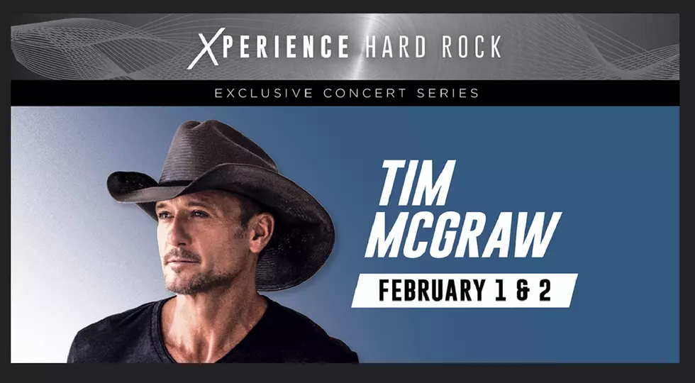 Tim McGraw to Play Hard Rock Atlantic City in February