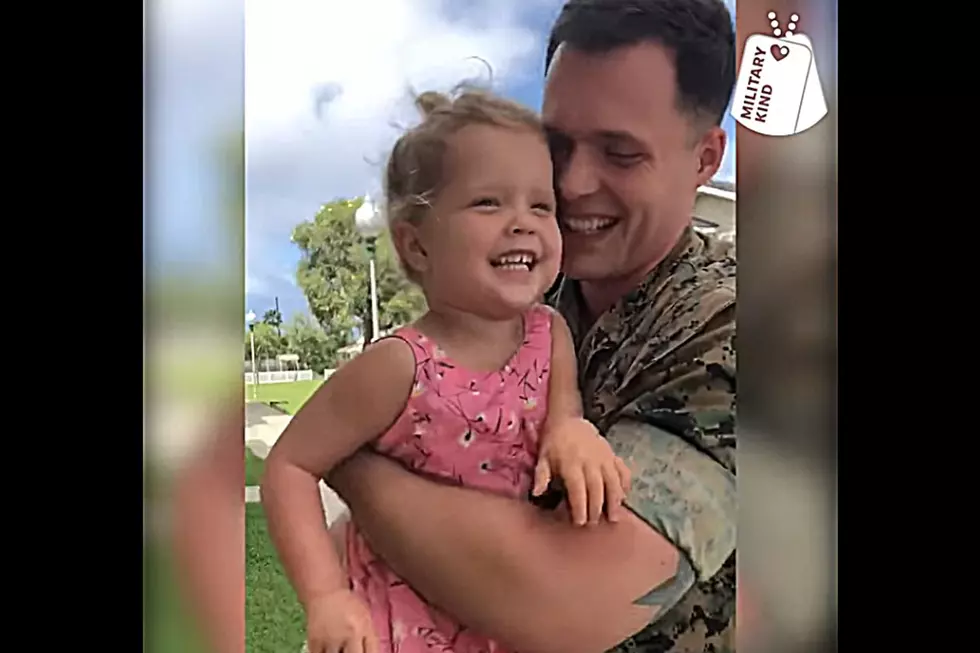 Dare You Not To Cry: Marine Shocks Daughter With Surprise Homecoming