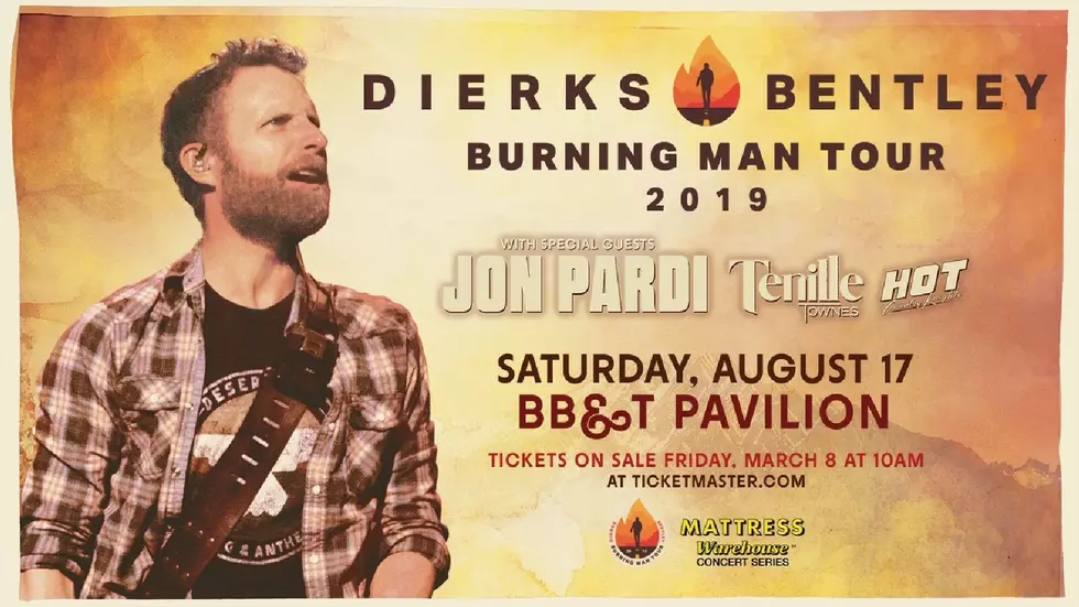 Dierks Bentley Coming to South Jersey in August