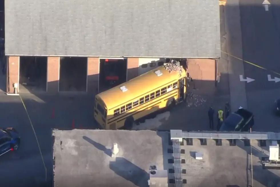 School Bus Crashes Into a High School in Gloucester County