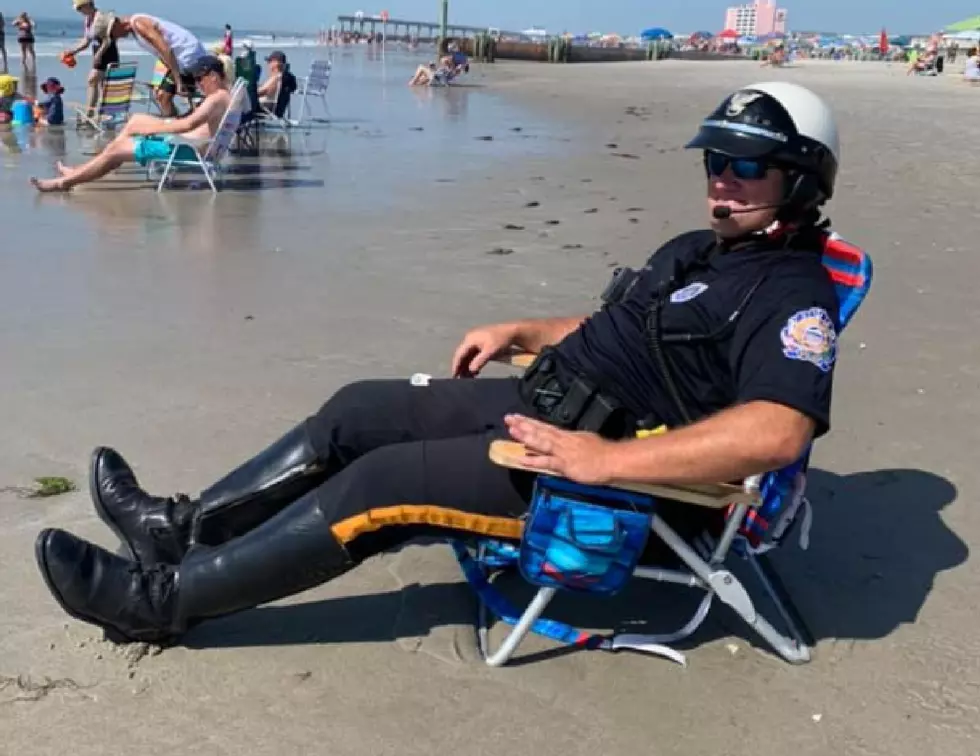 Ocean City Cop Caught Goofing Off On The Beach While On Duty